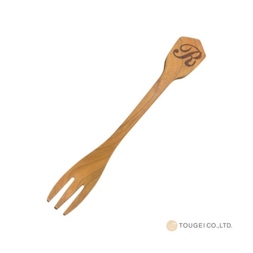 フォーク 14cm アルファベットフォー