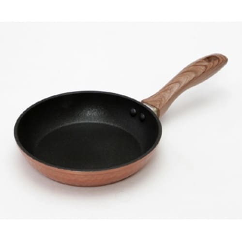 浅型フライパン 18cm ガス火 槌目加