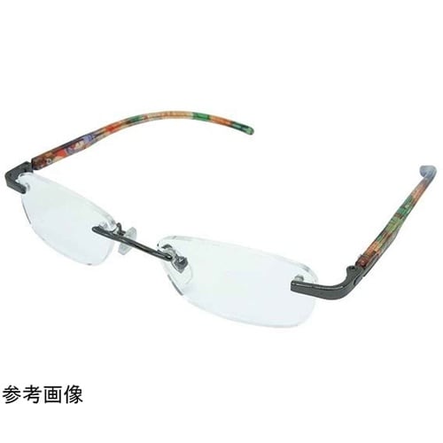 老眼鏡 シニアグラス フチなし メンズ