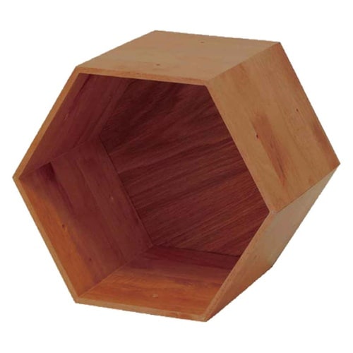 シェルフ ヘキサゴンシェルフ L ラバー