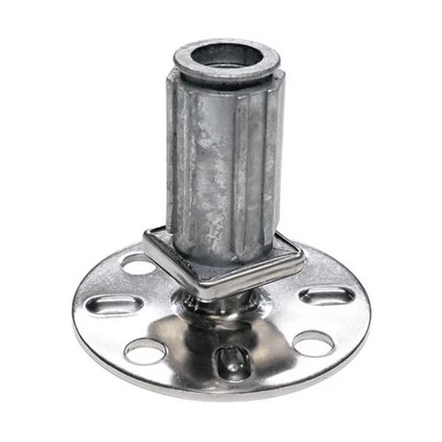 フランジ型角パイプ用アジャスト脚 30角