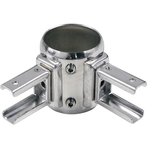 SUS304 長角パイプ用二方継手 1.