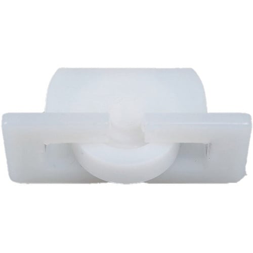 ワンタッチ戸車 平型 ナイロン製 ホワイ