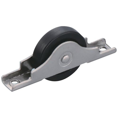 ステン枠 黒ナイロン戸車 平型 30mm