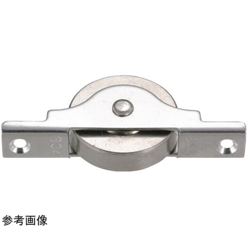 オールステンレス戸車 ベアリング入 平型