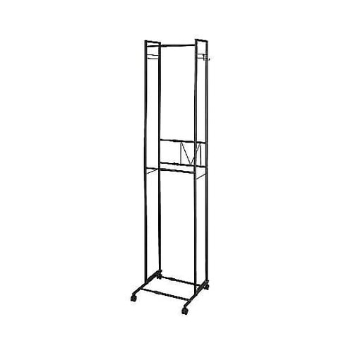 ハンガーラック 2段 スリム 伸縮タイプ