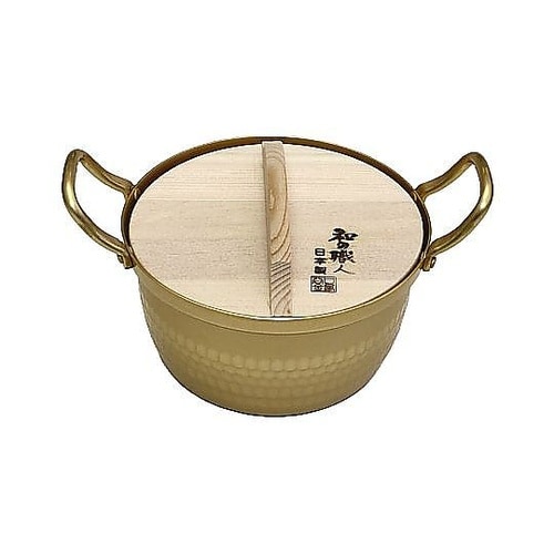 両手鍋 14.5cm 和の職人 アルミ段