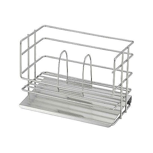 スポンジラック 斜めトレー付 洗剤スポン