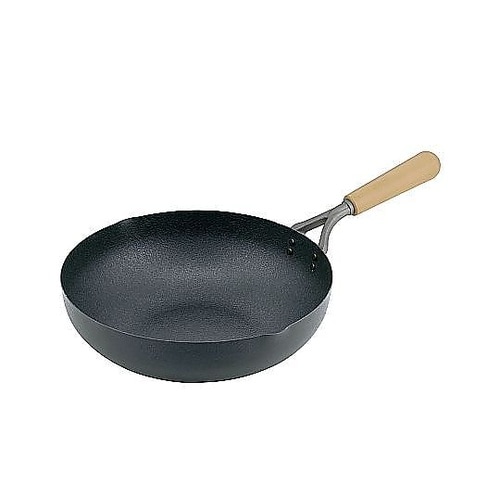 いため鍋 28cm IH対応 鉄製 ファ