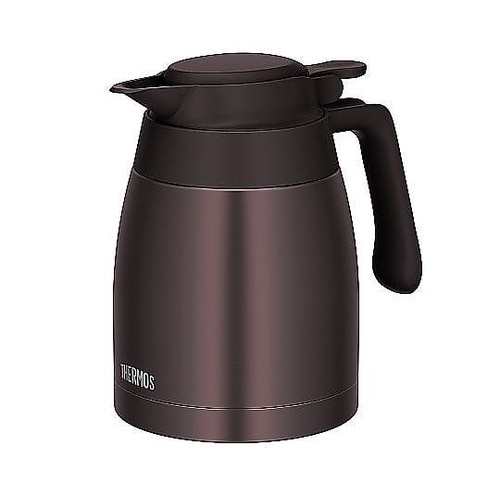 ポット 1L ステンレスポット ブラウン