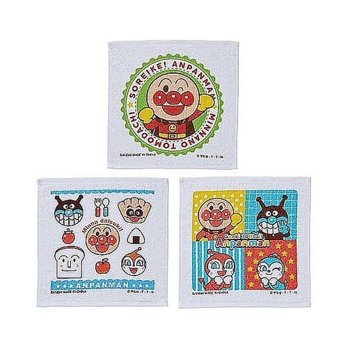 おしぼり 3枚セット それいけ!アンパン