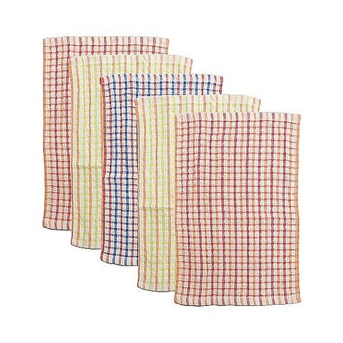 キッチンタオル 5枚入り コットン