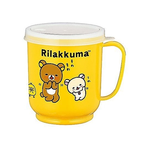 コップ 300mL 蓋付カラーコップ リ