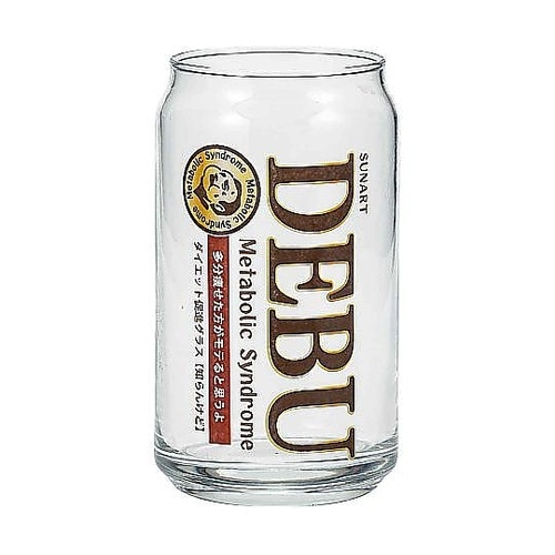 グラス 360mL 缶型グラス DEBU