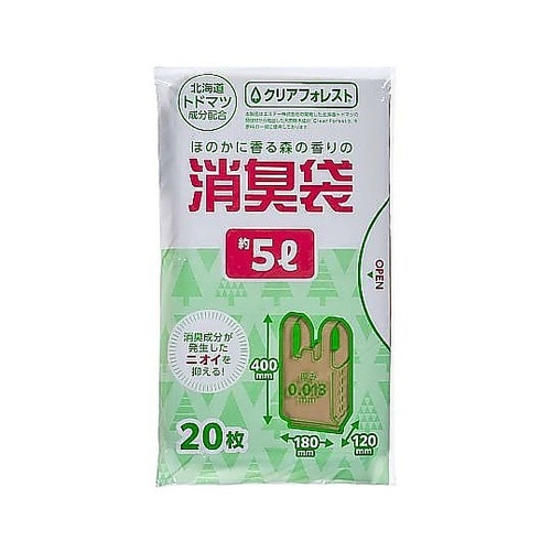 消臭袋 5L 20枚入り 消臭 STK0