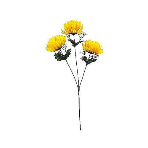 造花 サンツキキク 大 イエロー