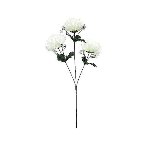 造花 サンツキキク 大 ホワイト