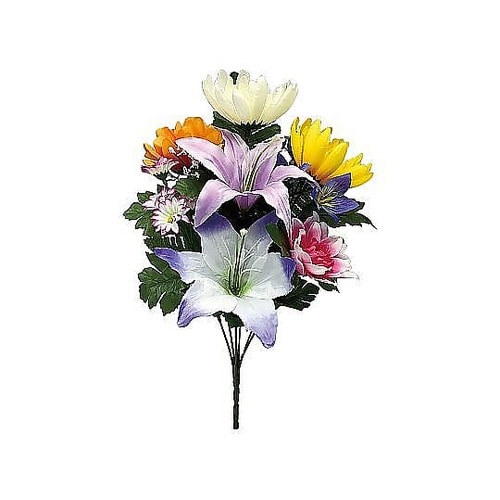 仏花 造花 盆花 ゆり