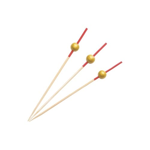 珠かんざし串 金 9cm 1セット(10