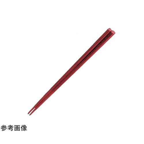 22.5cmハイロン箸 朱 H32R