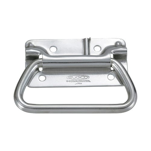 スプリング付ステンレス取手 1セット(2