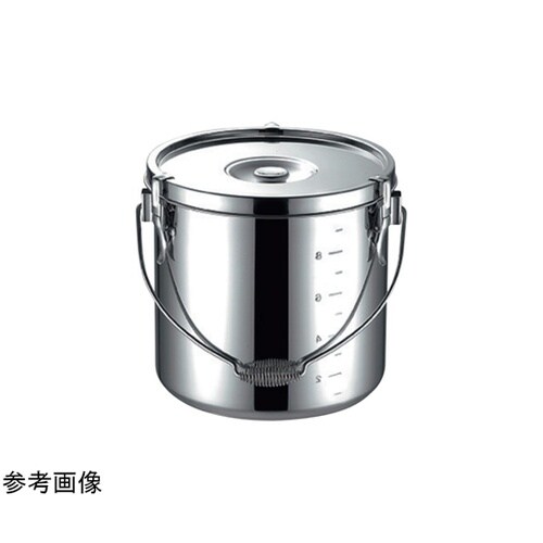 18−8 給食缶 ツル付 24cm