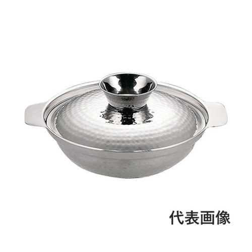 18−0 ステンレス ちり鍋(ツチ目入)