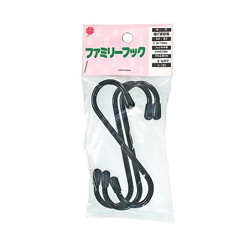 ファミリーフック 1セット(3本入) 黒