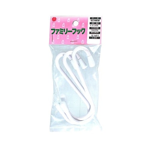ファミリーフック 1セット(3本入) 白
