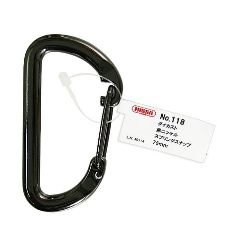 スプリングスナップ 黒ニッケル No.1