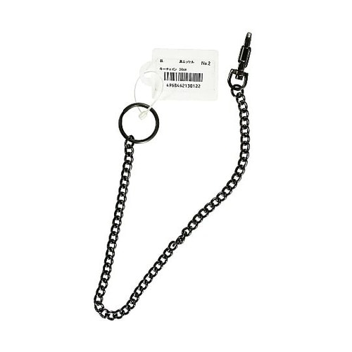 キーチェイン 30cm 黒ニッケル No