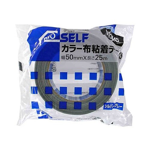 カラー布粘着テープS シルバーグレー J