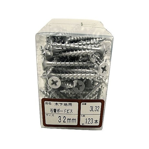 石膏ボードビス木下地 1セット(123本