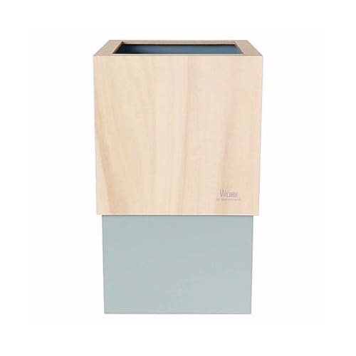 ゴミ箱 木製 10L W CUBE アイ