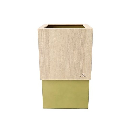 ゴミ箱 木製 10L W CUBE セン