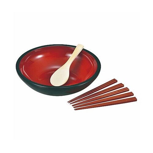 鉢 大盛鉢 杓子付き 幅30.3cm 箸