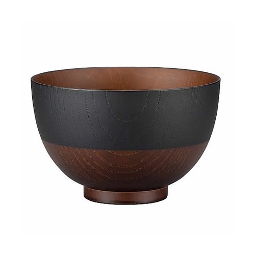 丼鉢 日本伝統色 京型塗分丼 漆黒