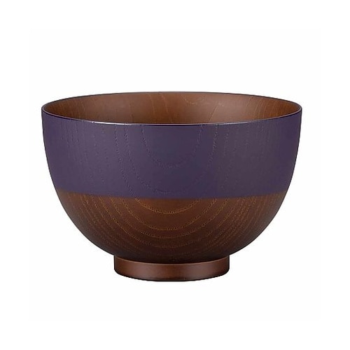丼鉢 日本伝統色 京型塗分丼 茄子紺