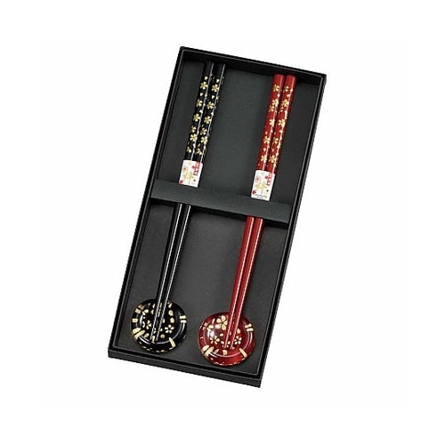 箸 箸置き 桜 2点セット