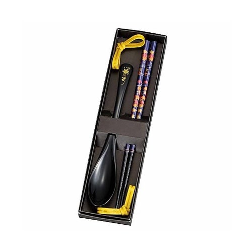 箸 スプーン 箸置き 3点セット 春秋