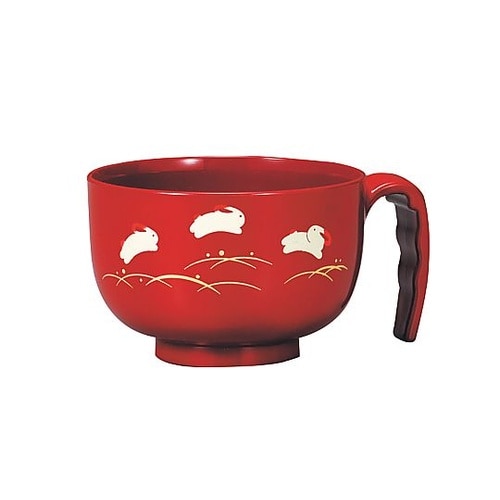 汁椀 らくらく汁椀 朱 遊ゆう 朱