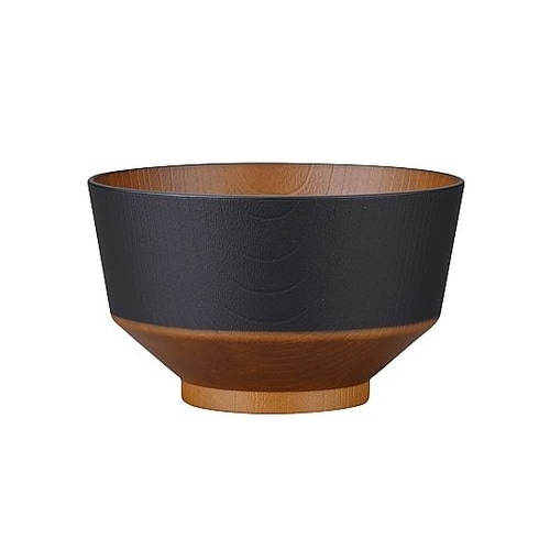 和の色 抗菌 丼 漆黒