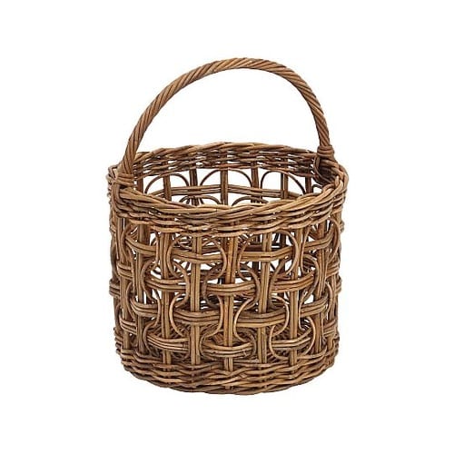 かご アラログ ループ編み ラウンド バ