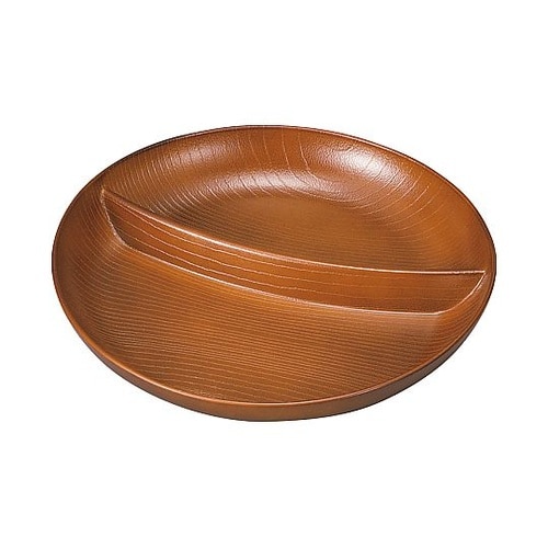 ランチプレート 欅杢目サークルプレート