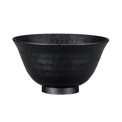 茶椀 大 石目塗 黒 M17910−1