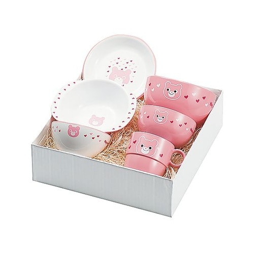 ハグミー 食器 6点セット クマ Y15