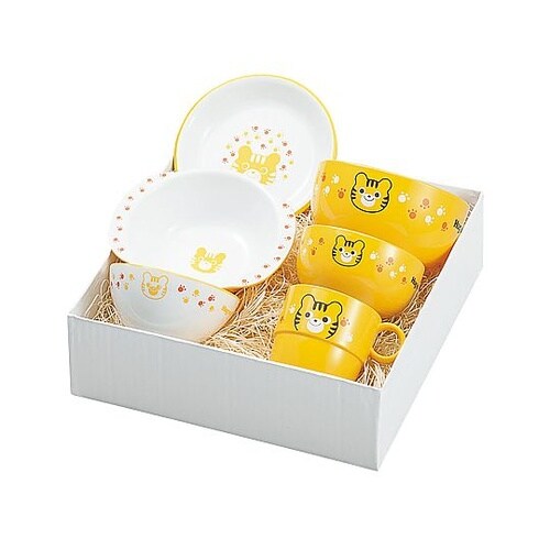 ハグミー 食器 6点セット トラ Y15