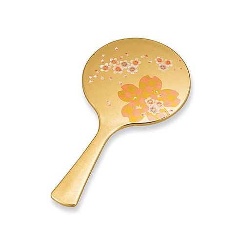 手鏡 雅手鏡 中 箔工芸 山中塗 和風