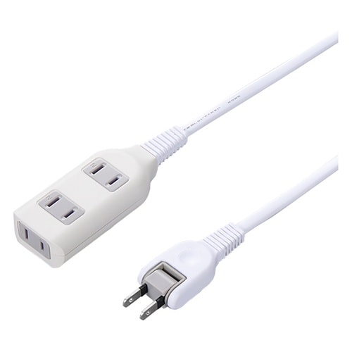 裏面フックマグネット付タップ3個口 1m