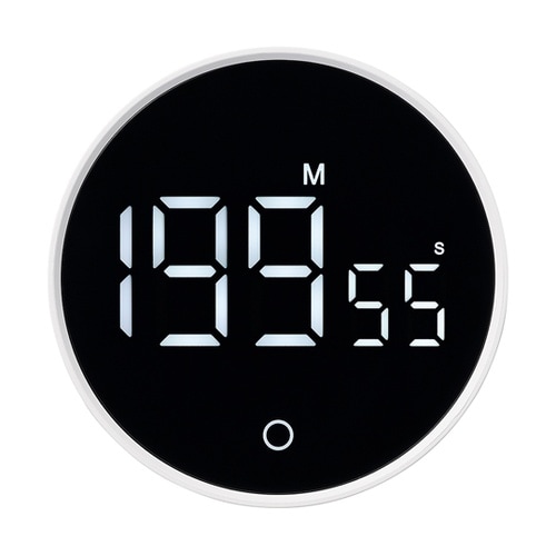 ダイヤルタイマー 199分 ホワイト T